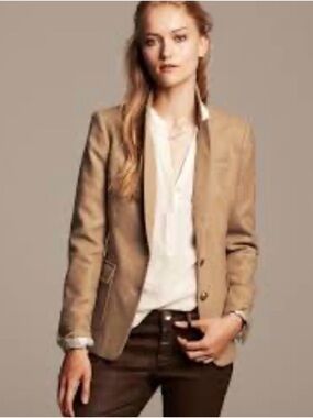 Banana Republic Tan Wool Blend Jacket